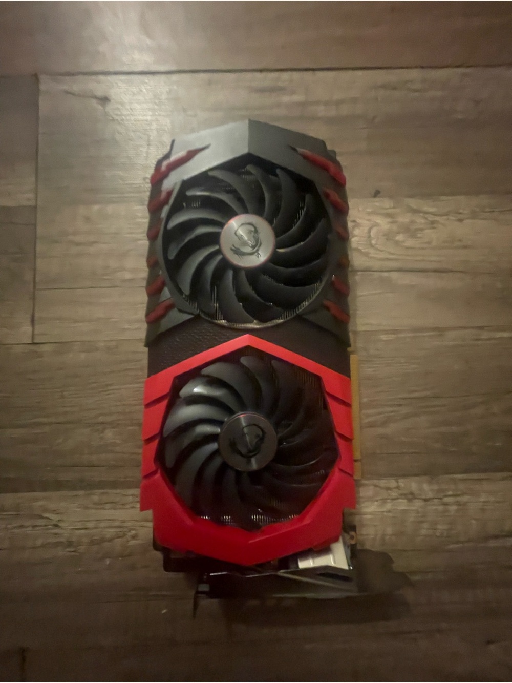 MSI Black & Red Dual-Fan Gaming Graphics Card
